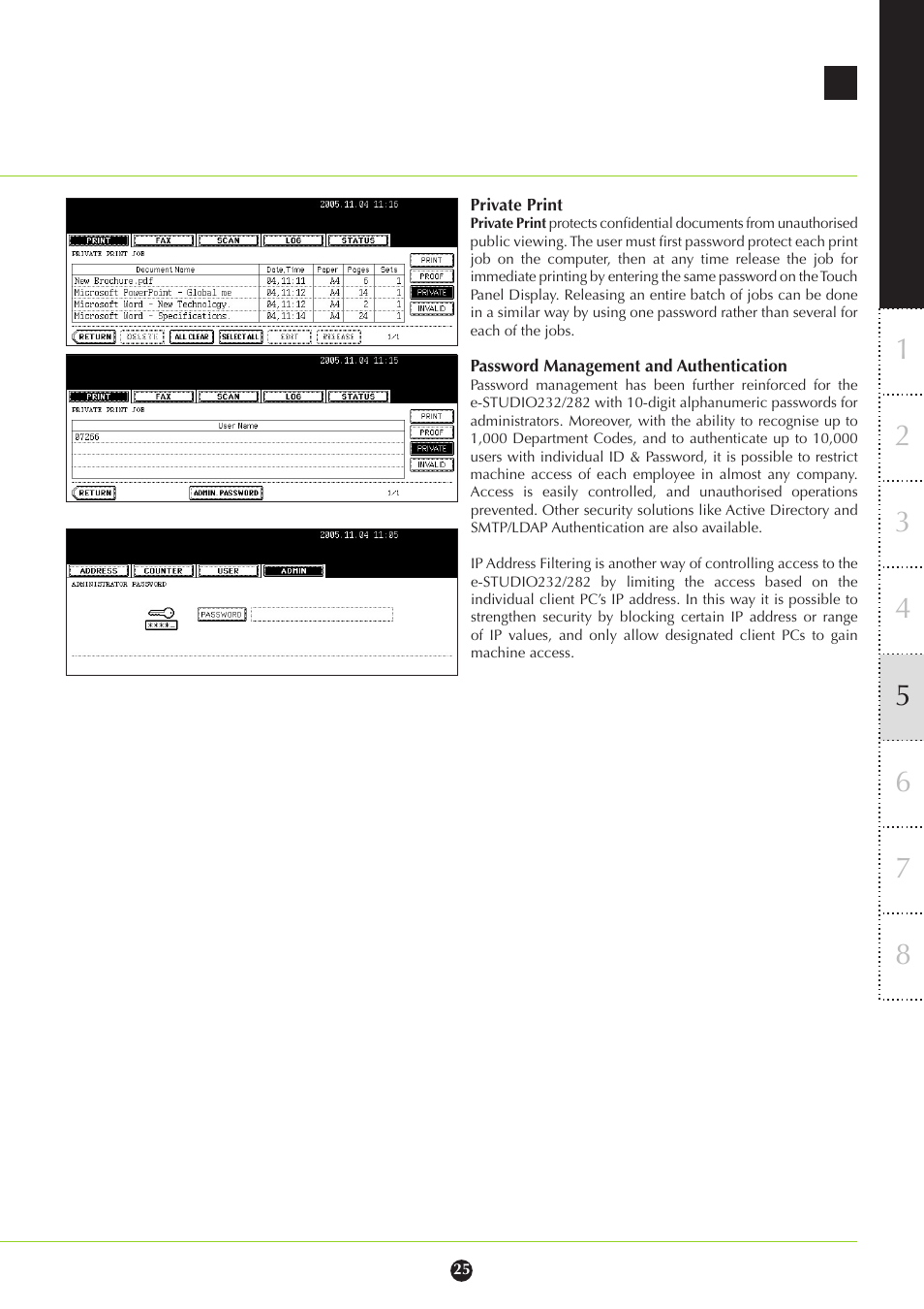 Toshiba 282 User Manual | Page 25 / 48