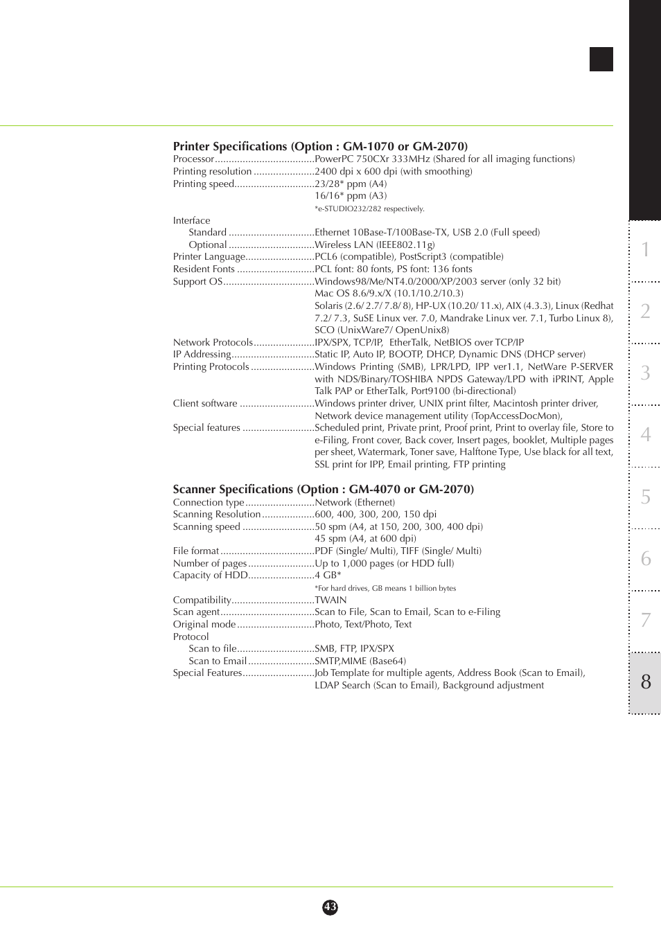 Toshiba 282 User Manual | Page 43 / 48