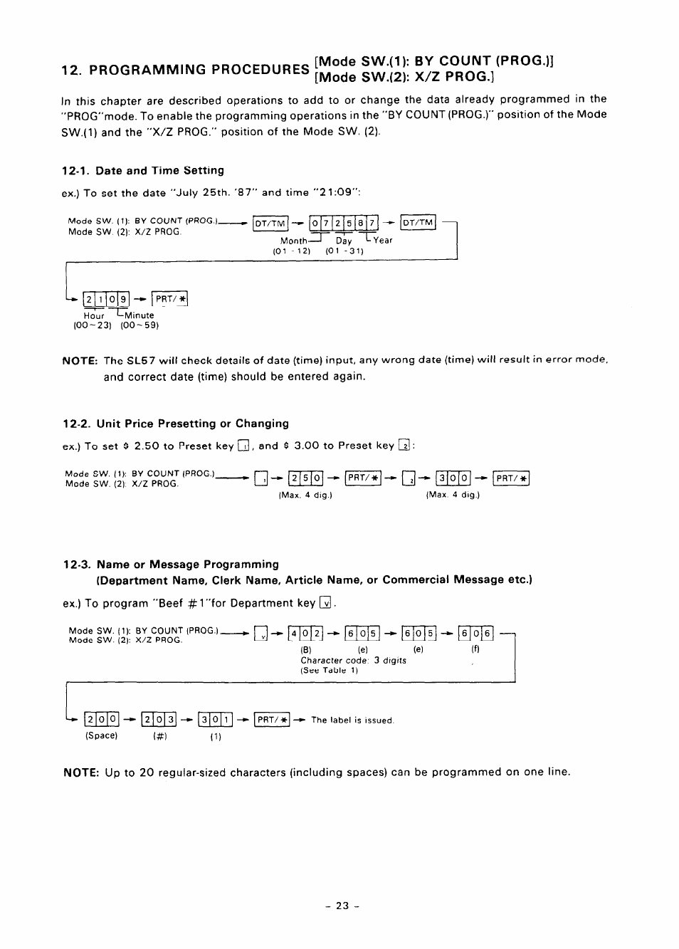 Toshiba TEC SL57 SERIES User Manual | Page 26 / 30