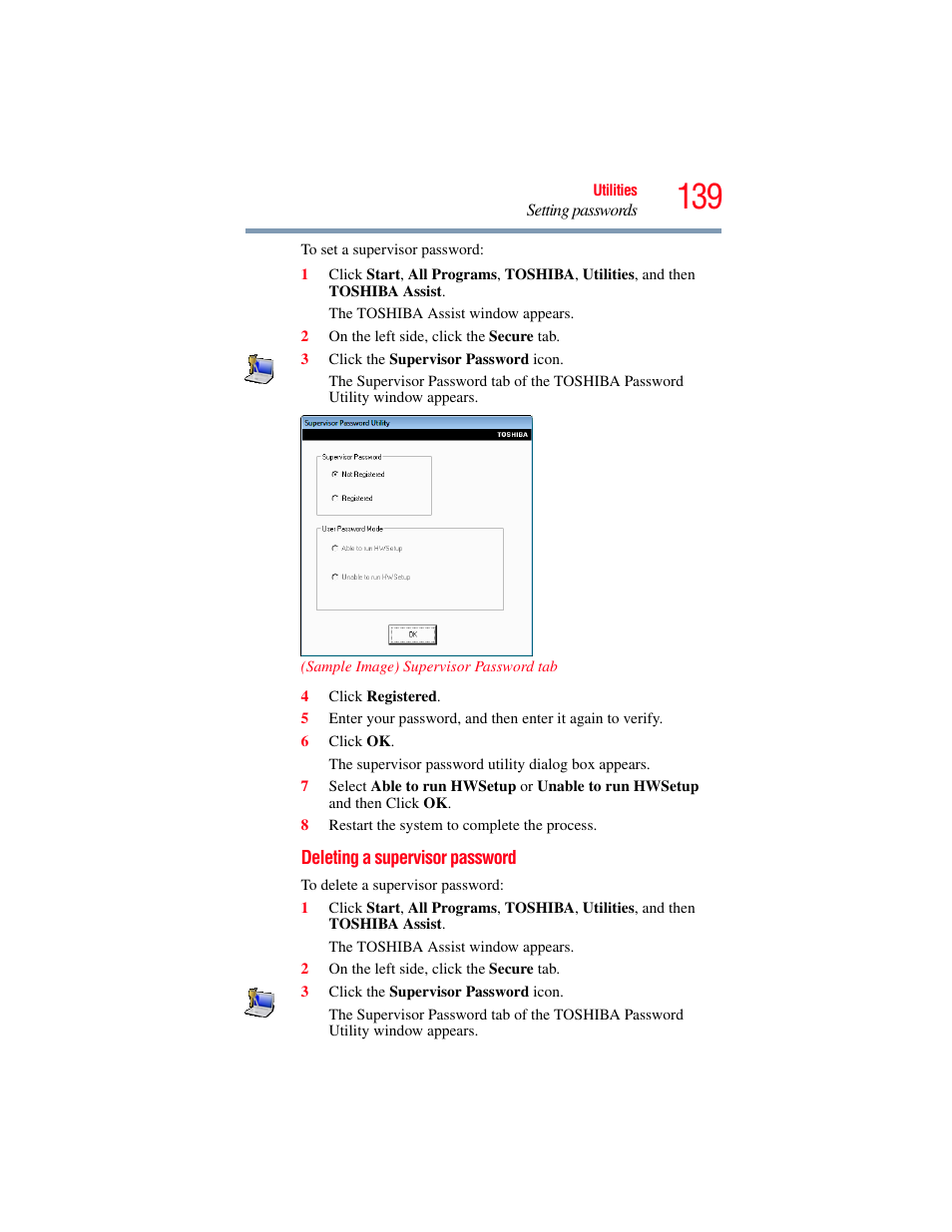 Toshiba SATELLITE E300 User Manual | Page 139 / 213