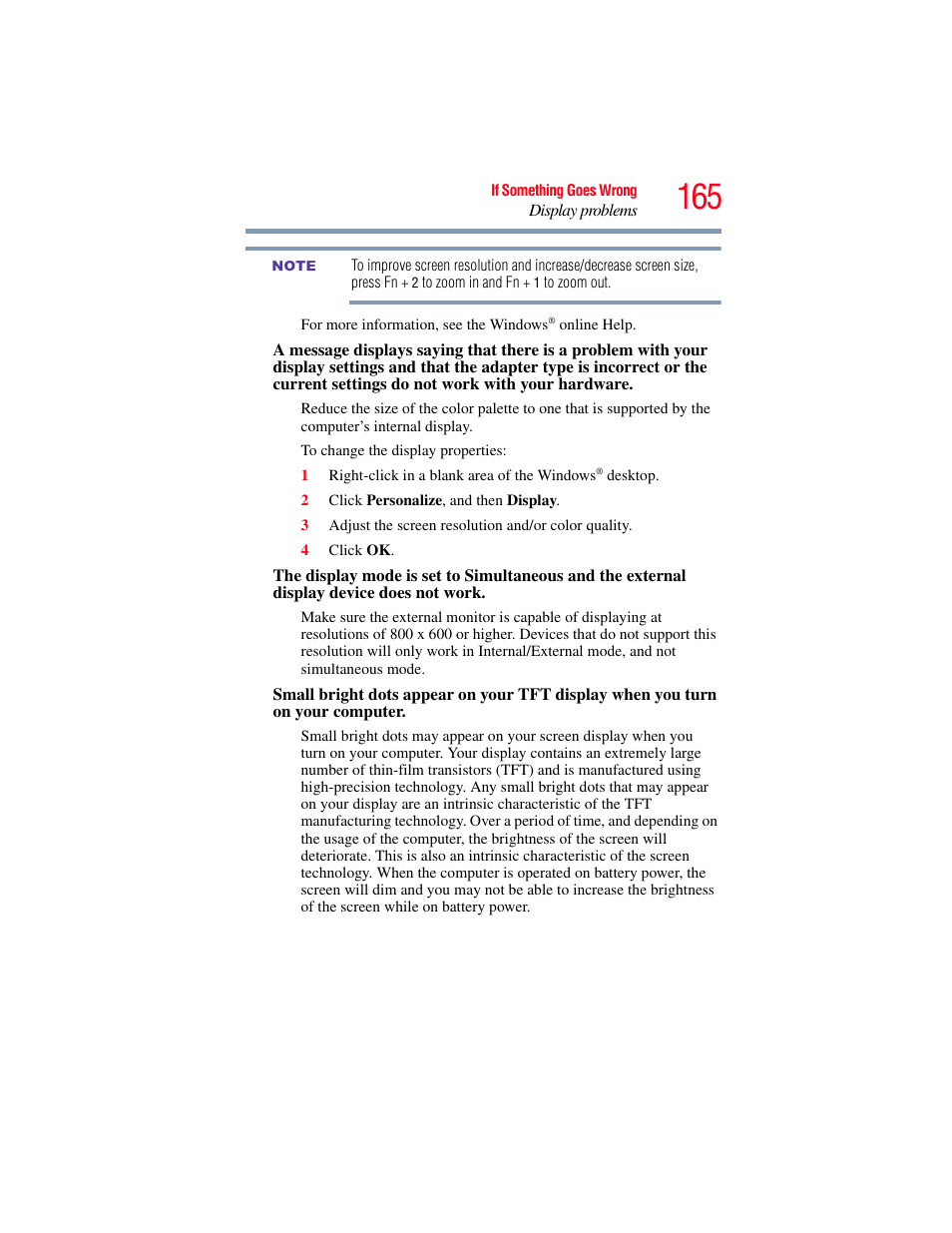 Toshiba SATELLITE E300 User Manual | Page 165 / 213