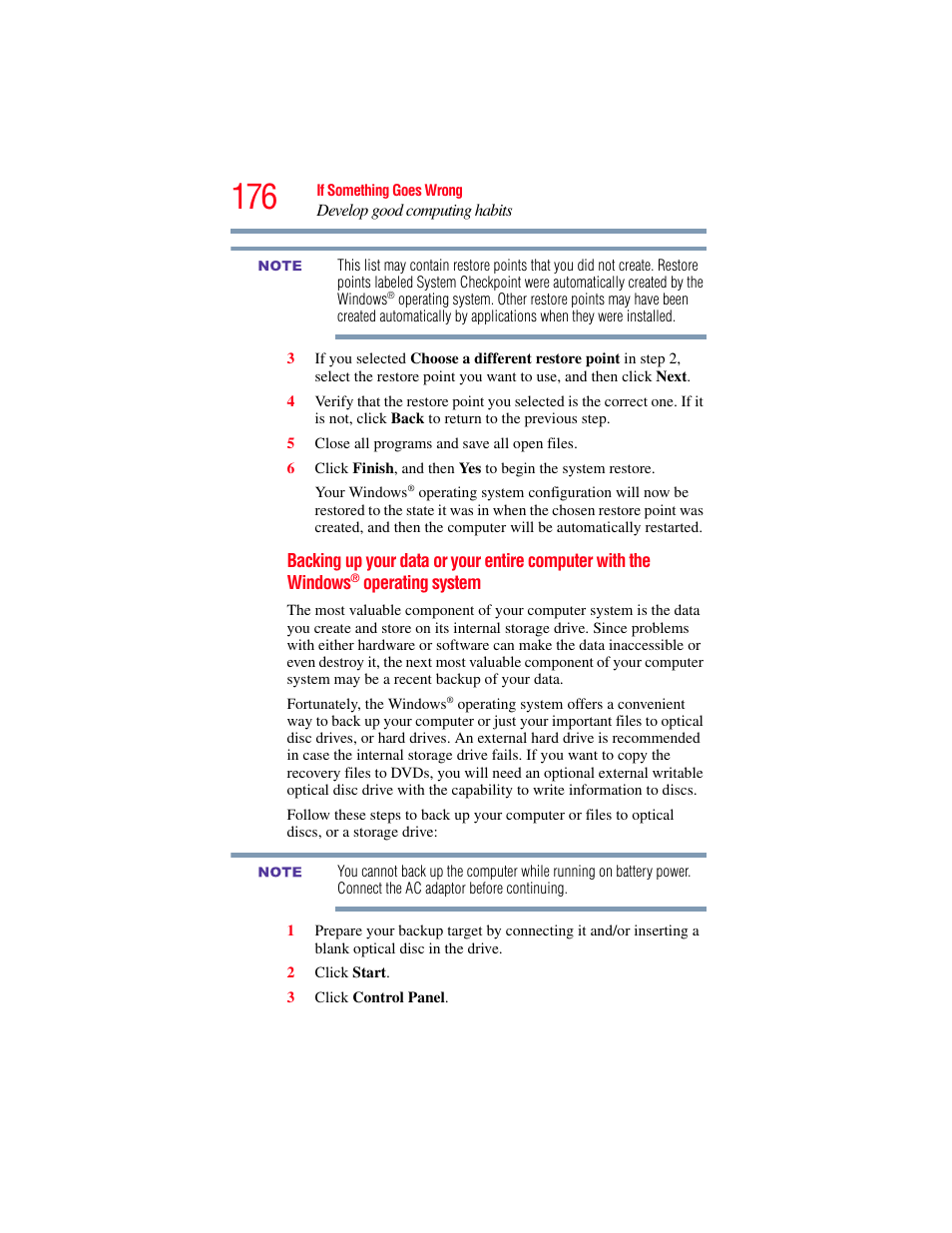 Toshiba SATELLITE E300 User Manual | Page 176 / 213