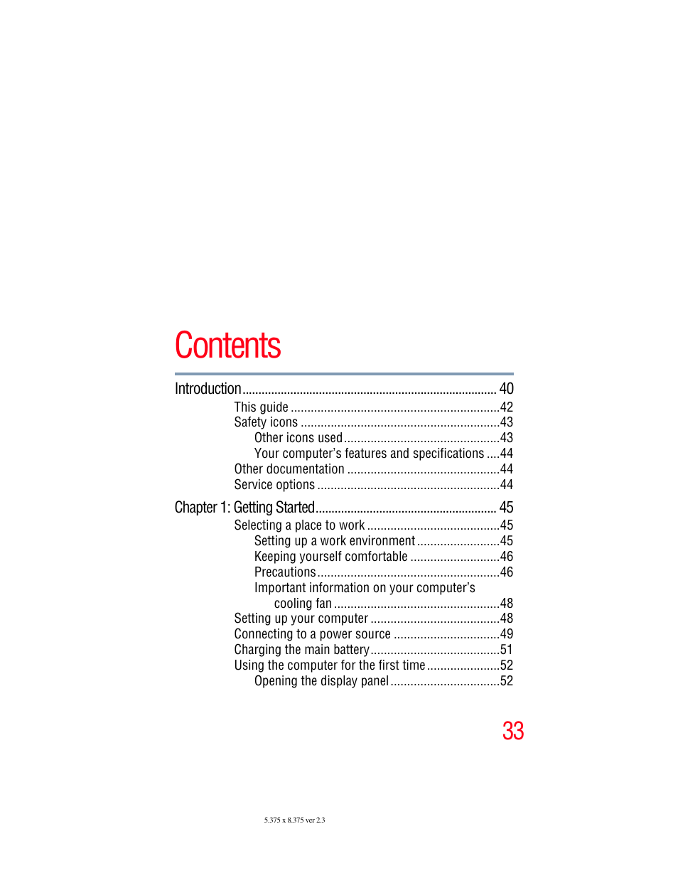 Toshiba SATELLITE E300 User Manual | Page 33 / 213