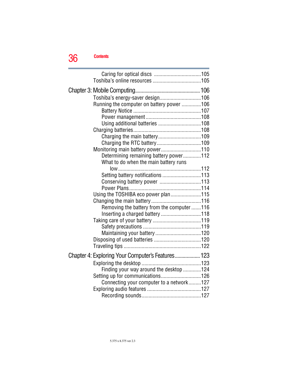 Toshiba SATELLITE E300 User Manual | Page 36 / 213