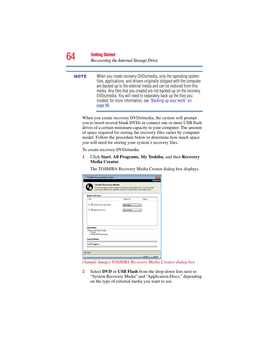 Toshiba SATELLITE E300 User Manual | Page 64 / 213