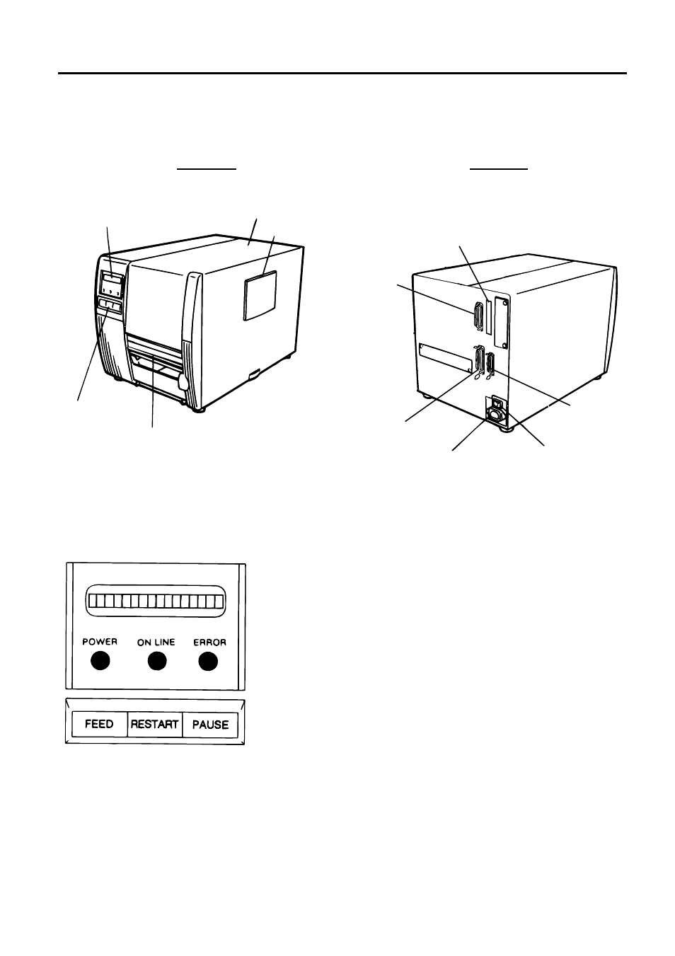 Overview, Front/rear view, Operation panel | 1 front/rear view 3.2 operation panel | Toshiba B-480-QP User Manual | Page 12 / 170