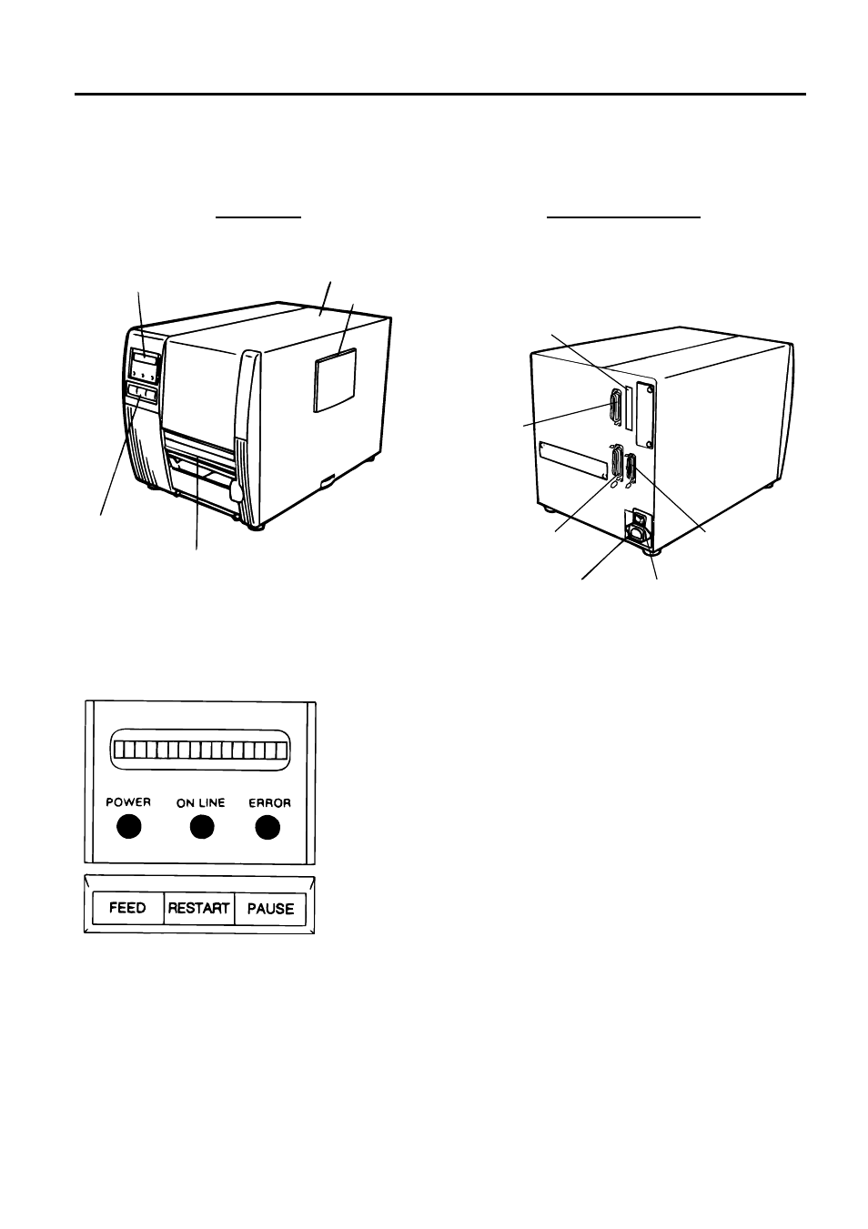 Vue generale, Face avant et arrière, Panneau de contrôle | 2 panneau de contrôle, 1 face avant et arrière | Toshiba B-480-QP User Manual | Page 40 / 170