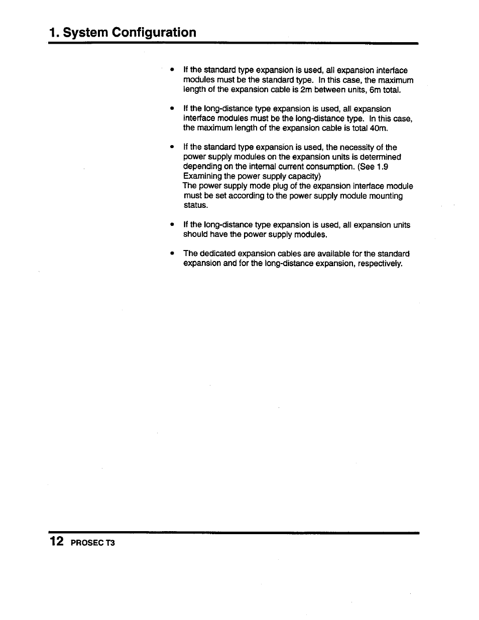 System configuration | Toshiba Programmable Controller PROSEC T3 User Manual | Page 20 / 100