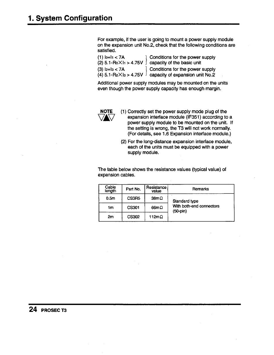 System configuration | Toshiba Programmable Controller PROSEC T3 User Manual | Page 32 / 100