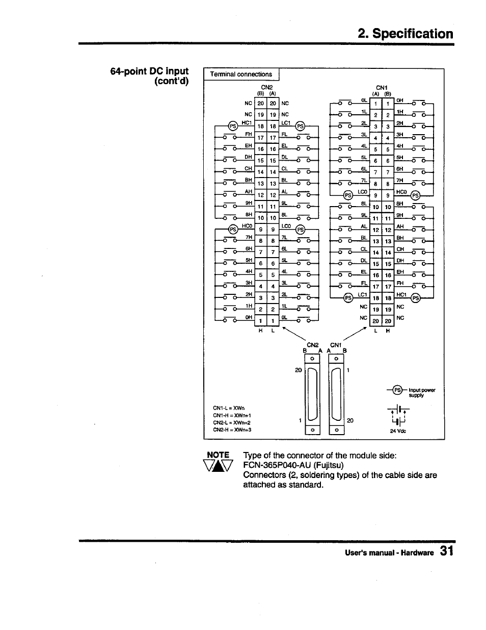 Specification | Toshiba Programmable Controller PROSEC T3 User Manual | Page 39 / 100