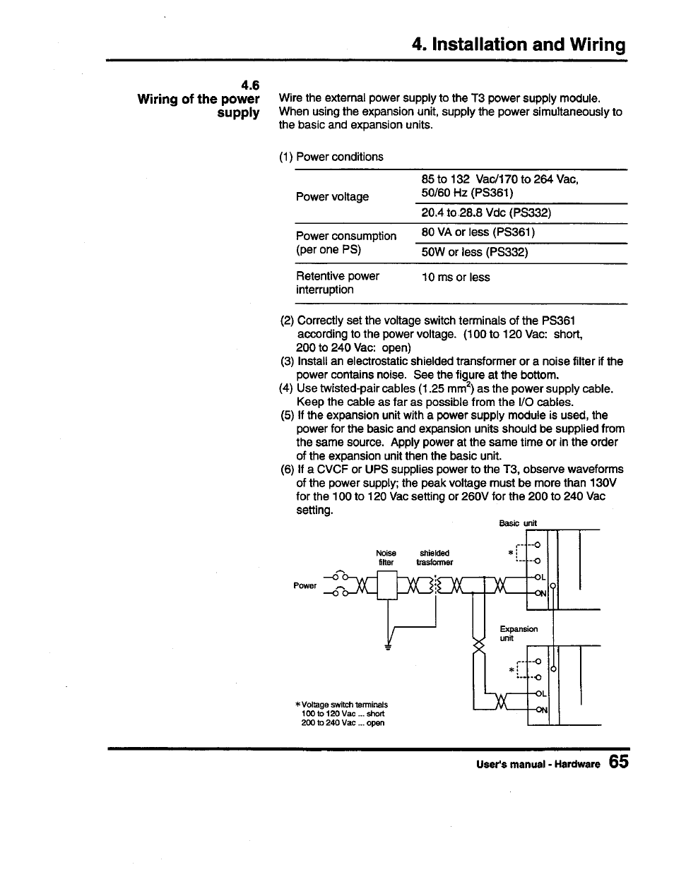 Doc cooio, Installation and wiring | Toshiba Programmable Controller PROSEC T3 User Manual | Page 73 / 100