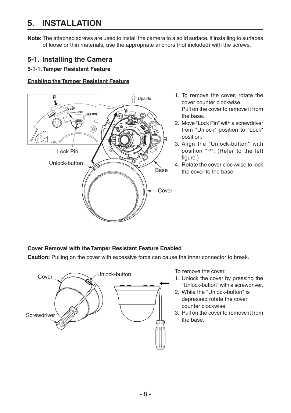 Installation | Toshiba IK-DF02A User Manual | Page 9 / 24