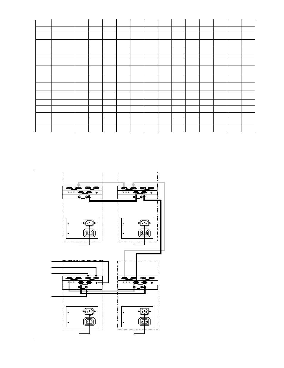 Connection at a multi projection system | Toshiba P503DL User Manual | Page 16 / 41