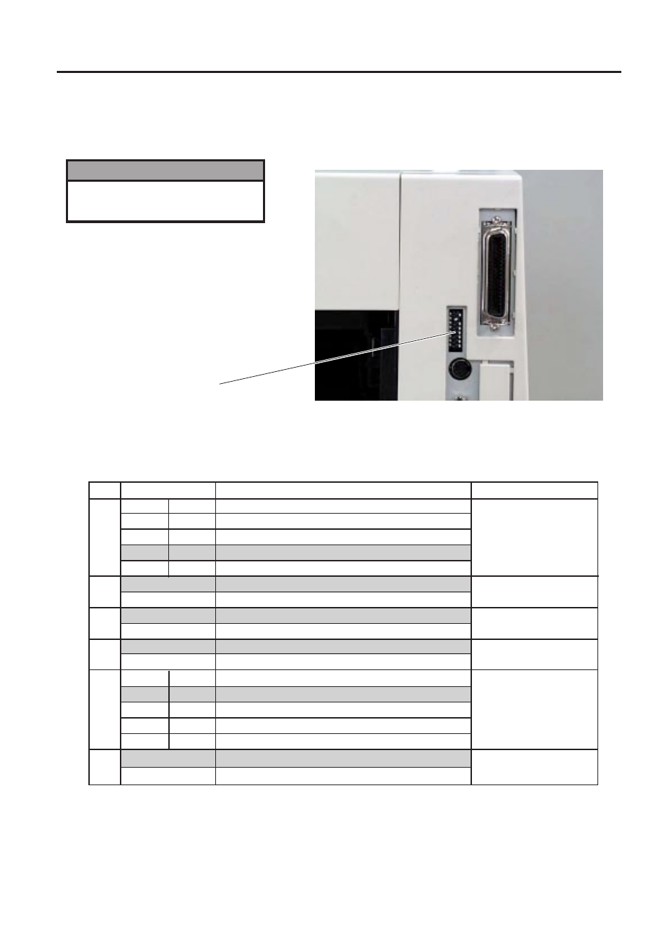 Dip switch functions - 1, Dip switch functions | Toshiba B-450-QQ User Manual | Page 9 / 28