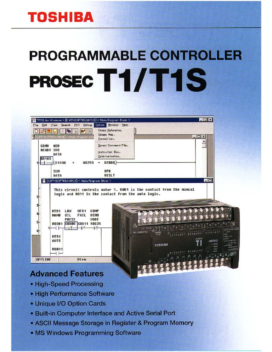 Toshiba T1S User Manual | 20 pages