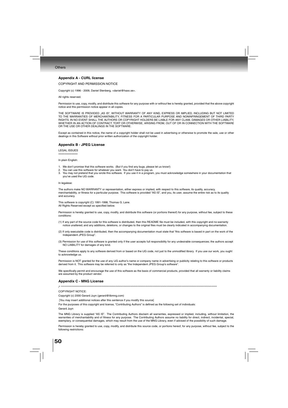 Toshiba BDX2700KU User Manual | Page 50 / 62