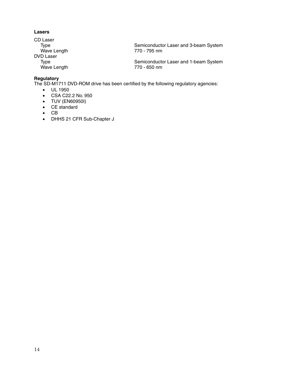 Toshiba SD-M1711 User Manual | Page 16 / 18