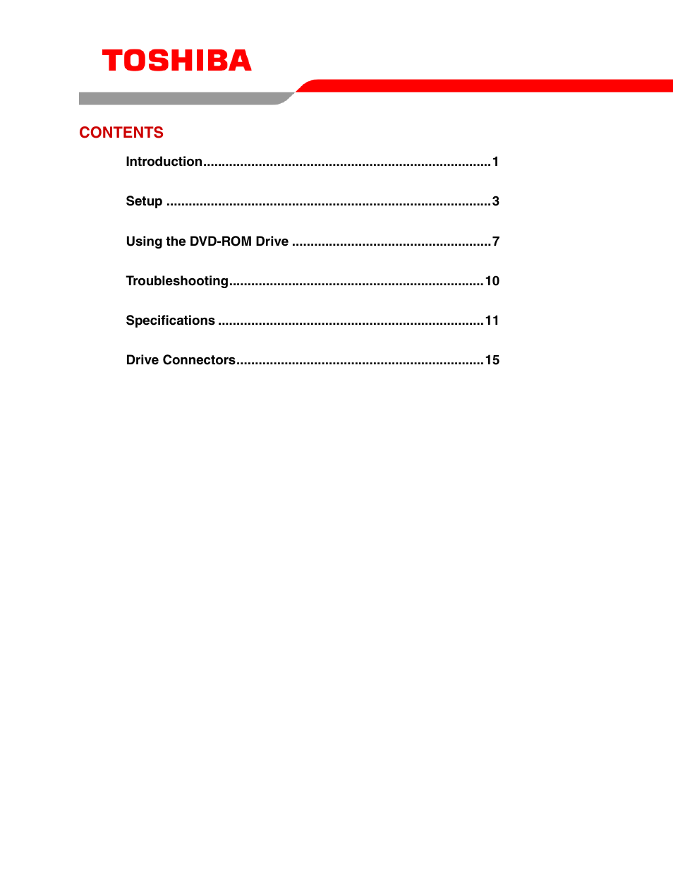 Toshiba SD-M1711 User Manual | Page 2 / 18