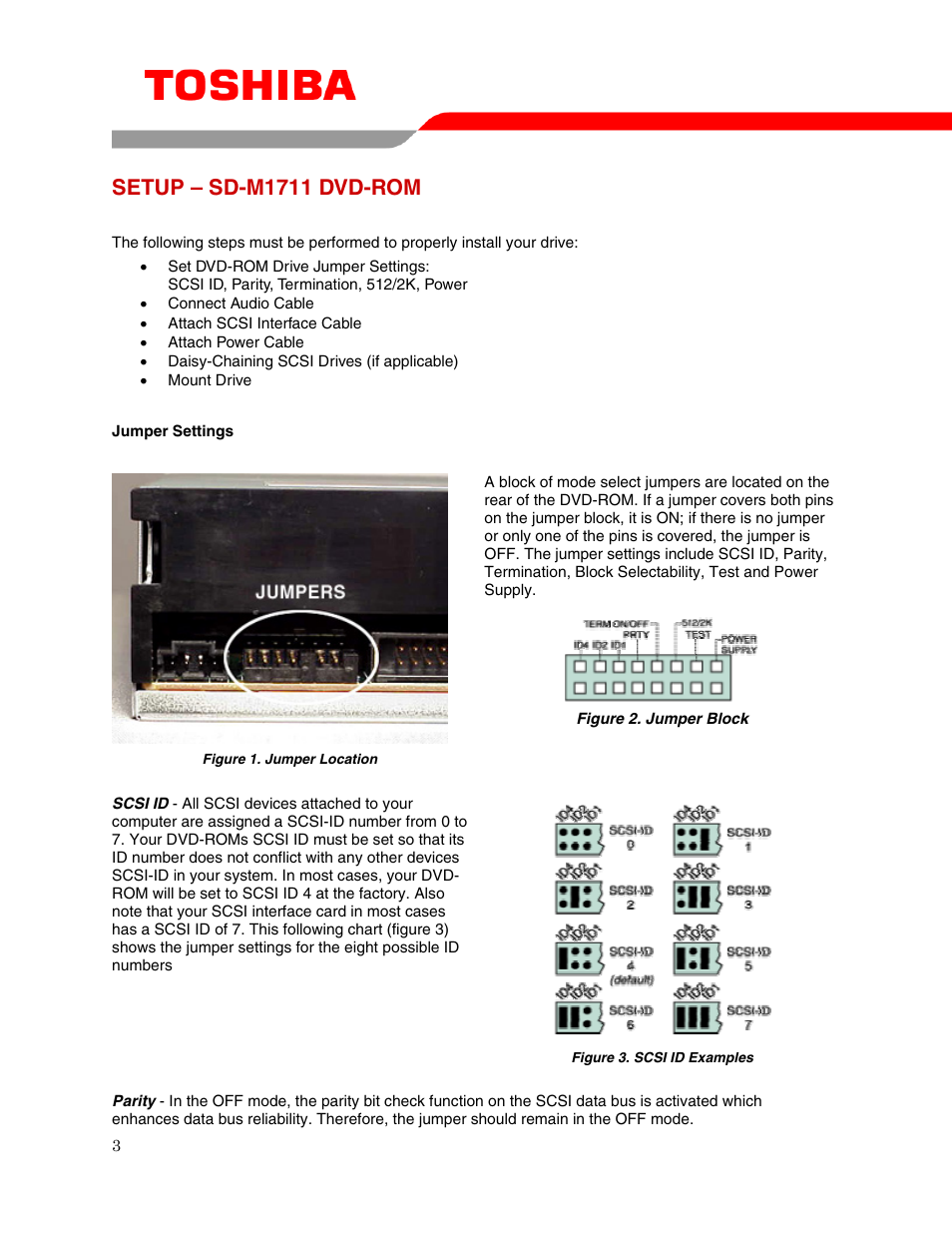 Setup – sd-m1711 dvd-rom | Toshiba SD-M1711 User Manual | Page 5 / 18