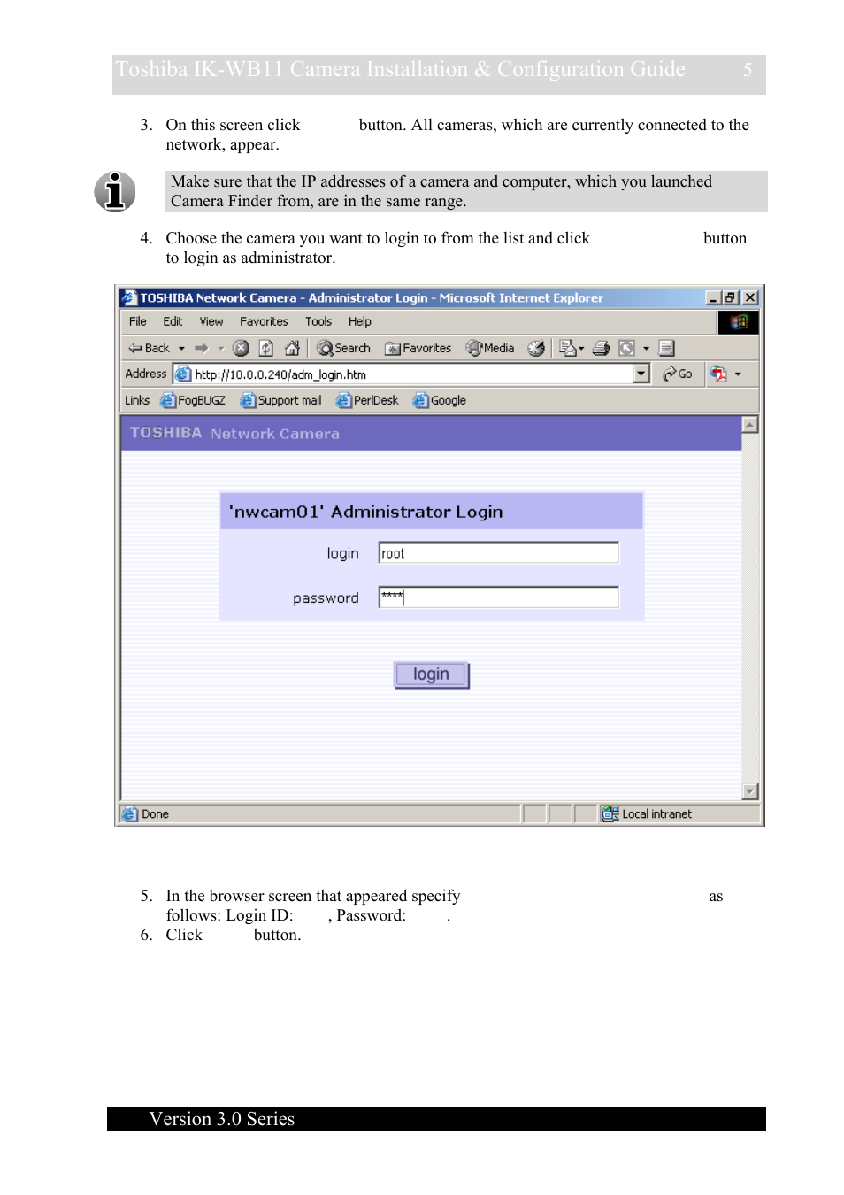 Toshiba IK-WB11 User Manual | Page 5 / 8