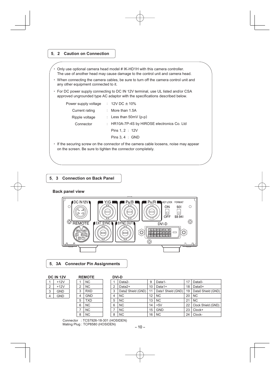 Toshiba IK-HD1D User Manual | Page 10 / 35