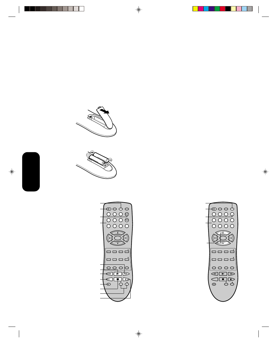 8using the remote control, Preparing the remote control for use, Installing the remote control batteries | Using the remote control, Caution | Toshiba 14AF41 User Manual | Page 10 / 32