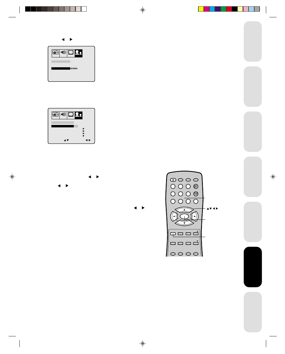Blocking programs by ratings, Using the tv ’s features | Toshiba 14AF41 User Manual | Page 17 / 32