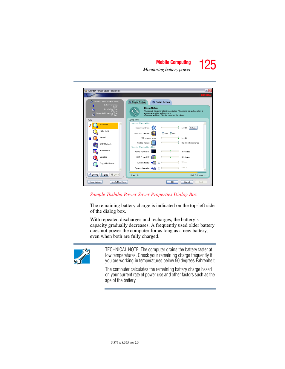 Toshiba F15 User Manual | Page 125 / 328