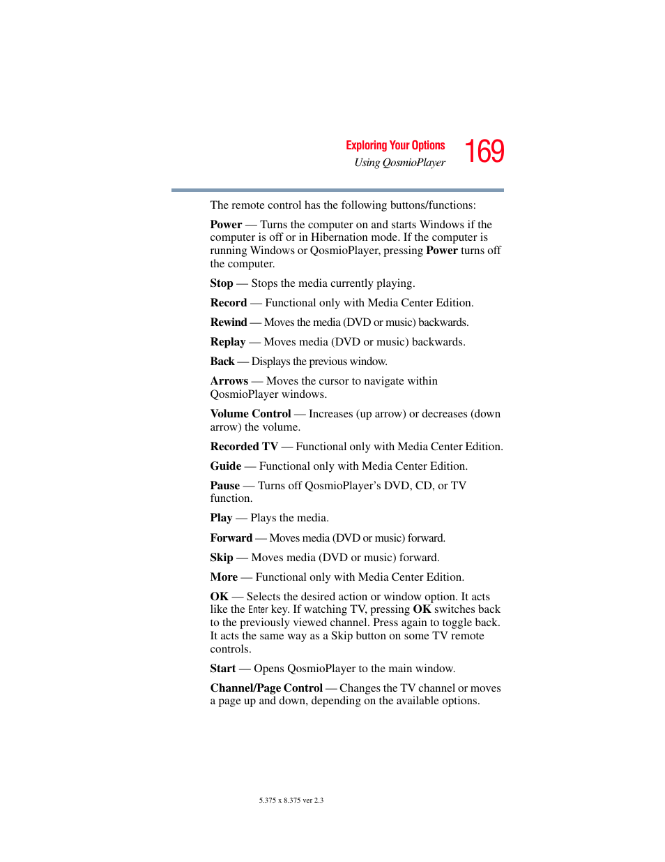 Toshiba F15 User Manual | Page 169 / 328