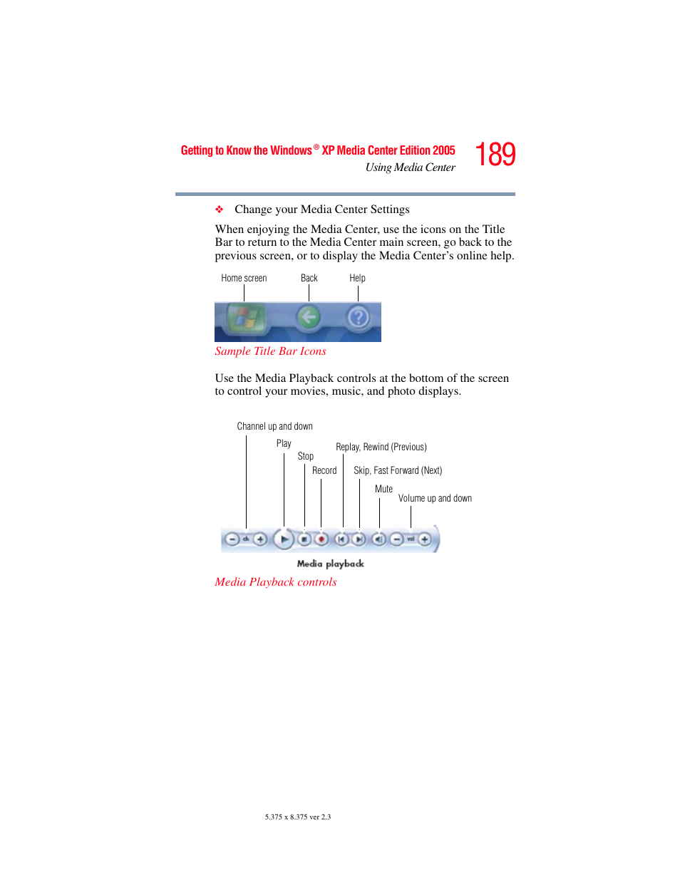Toshiba F15 User Manual | Page 189 / 328