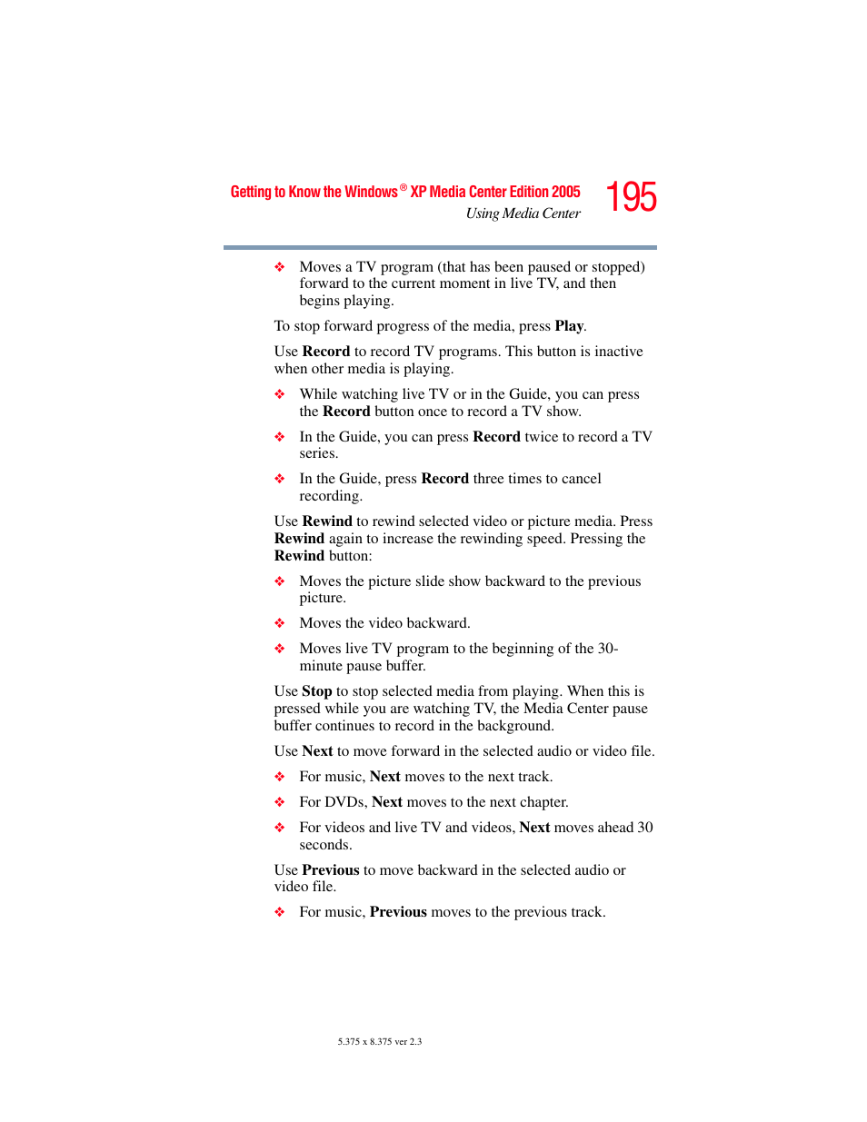 Toshiba F15 User Manual | Page 195 / 328