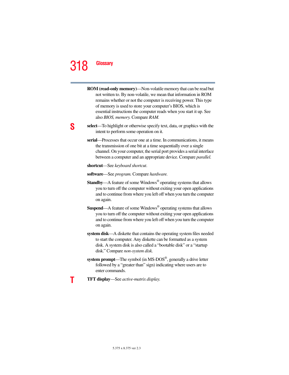 Toshiba F15 User Manual | Page 318 / 328