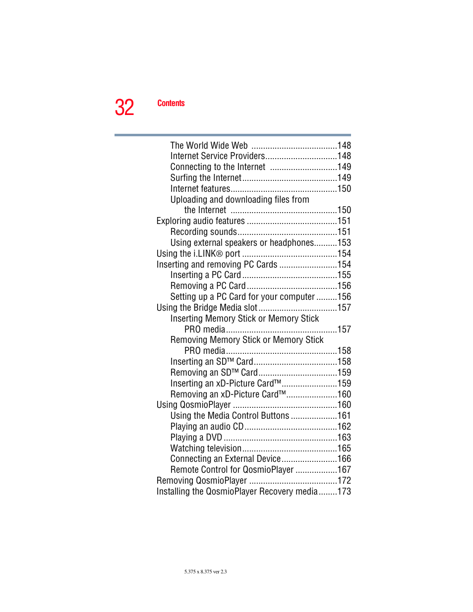 Toshiba F15 User Manual | Page 32 / 328