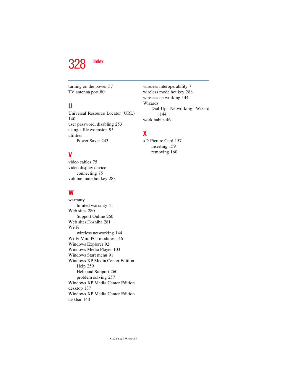 Toshiba F15 User Manual | Page 328 / 328