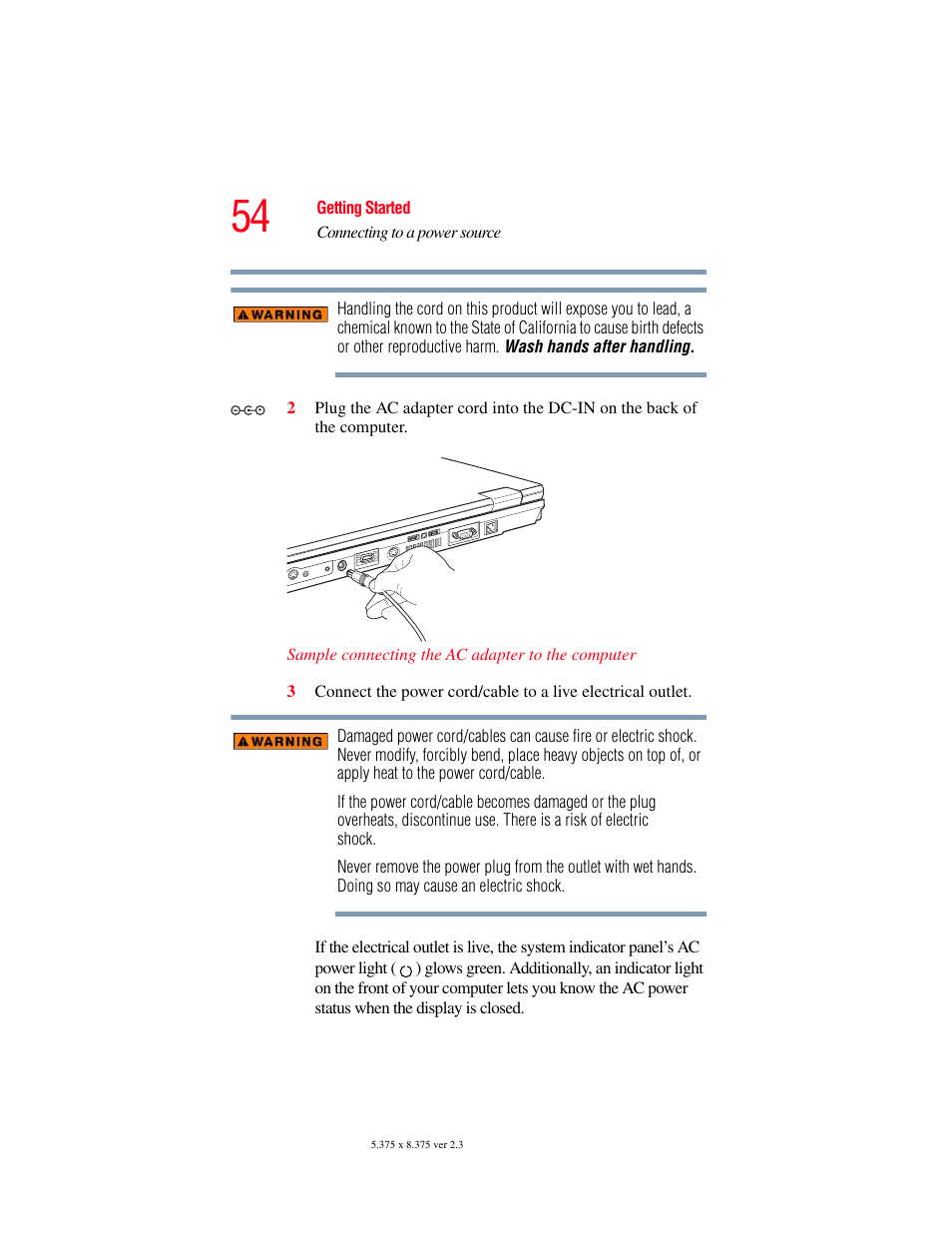 Toshiba F15 User Manual | Page 54 / 328