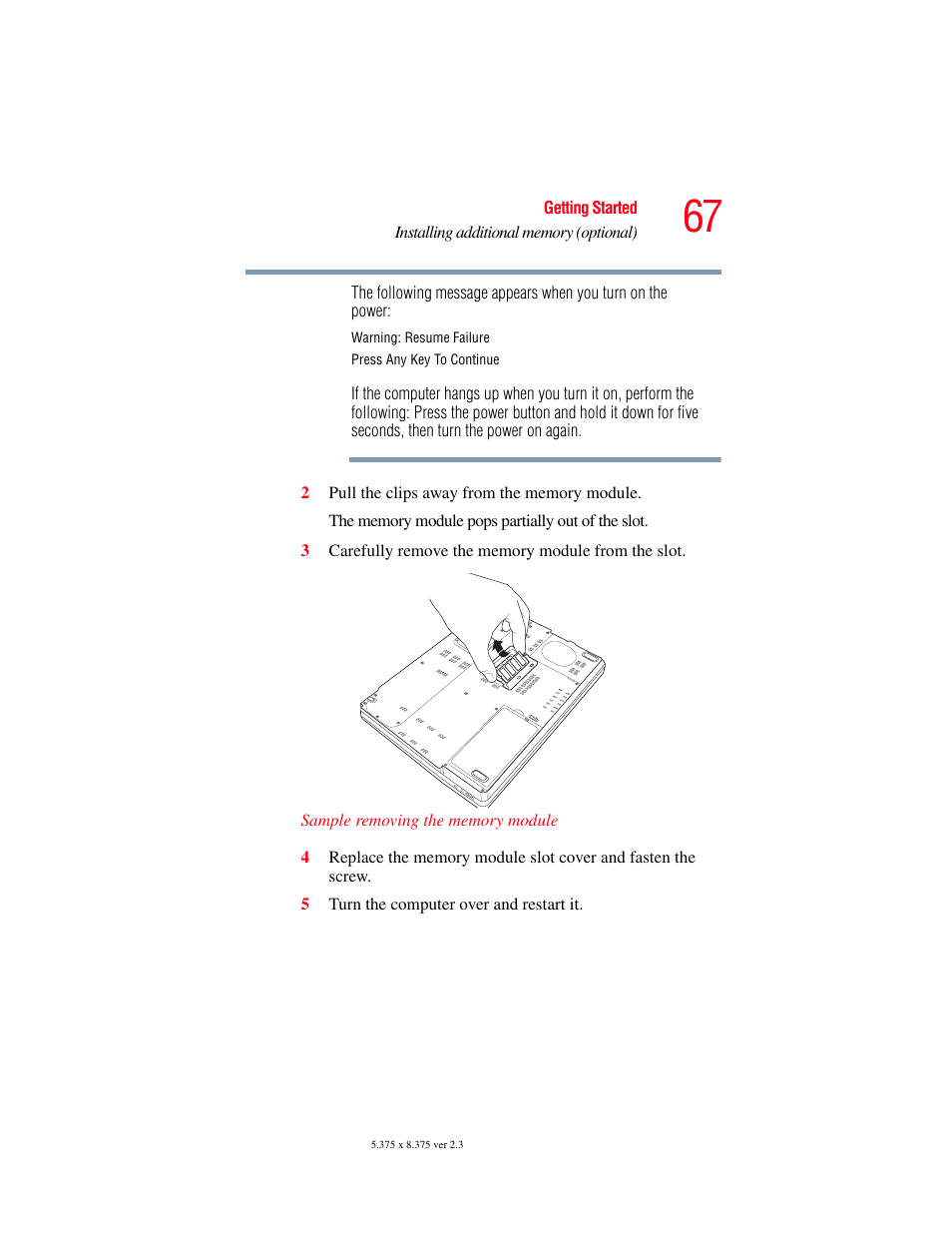 Toshiba F15 User Manual | Page 67 / 328