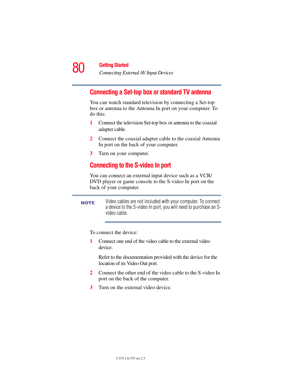 Toshiba F15 User Manual | Page 80 / 328