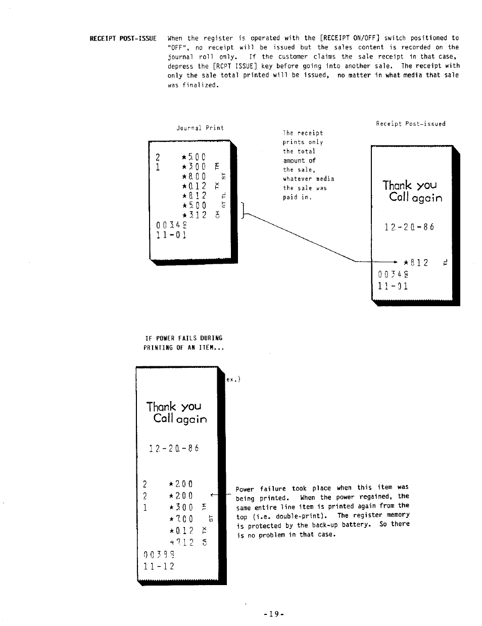 Thank you call again | Toshiba MA-205 User Manual | Page 22 / 41