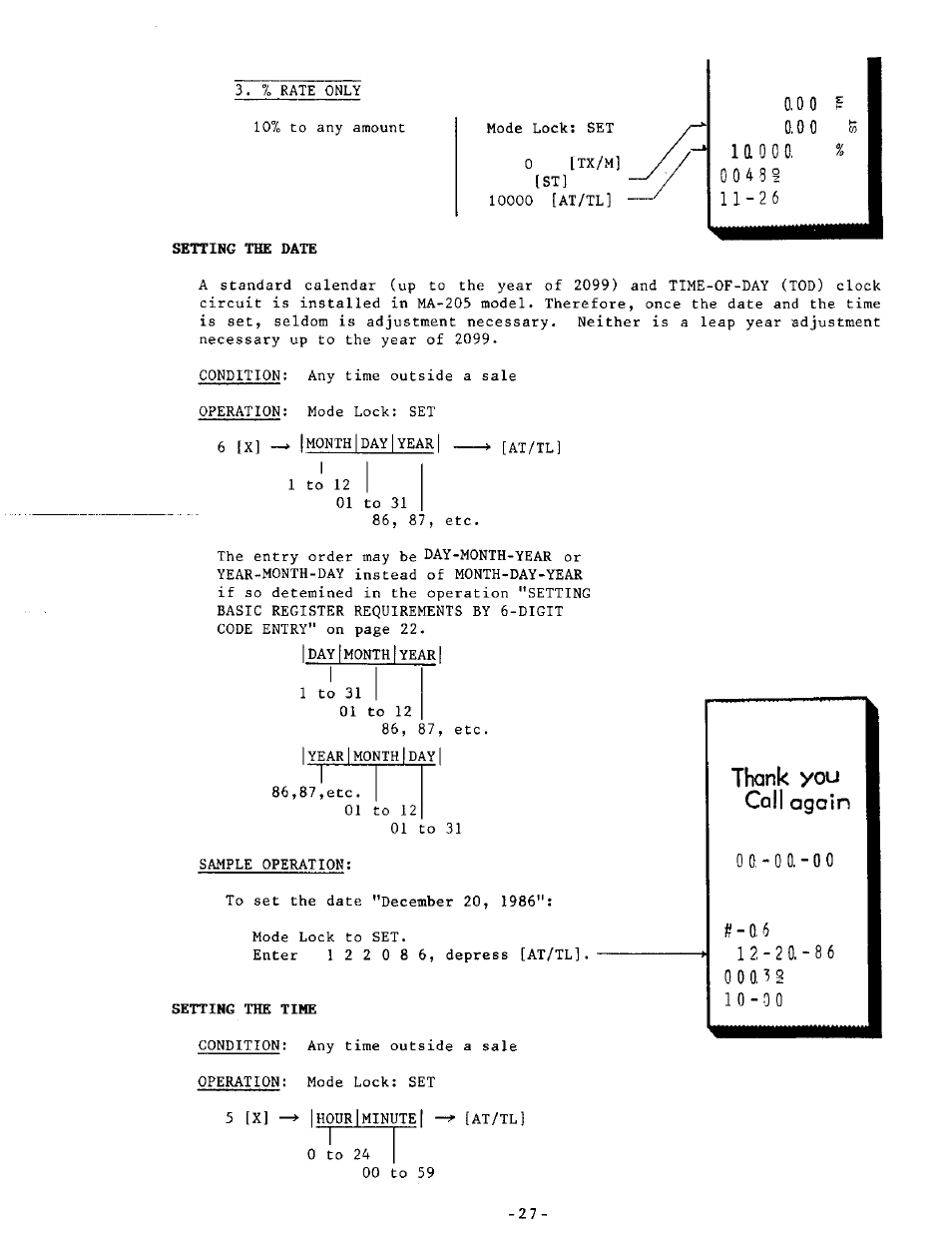 Toshiba MA-205 User Manual | Page 30 / 41