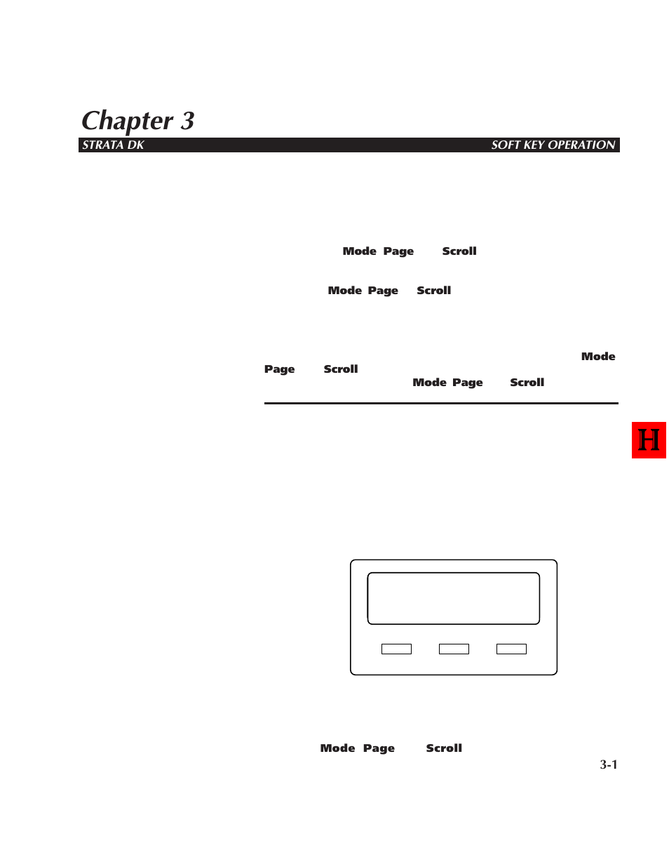 Chapter 3 - soft key operation, Chapter 3, General description | How to use soft keys | Toshiba DK 24 User Manual | Page 27 / 48