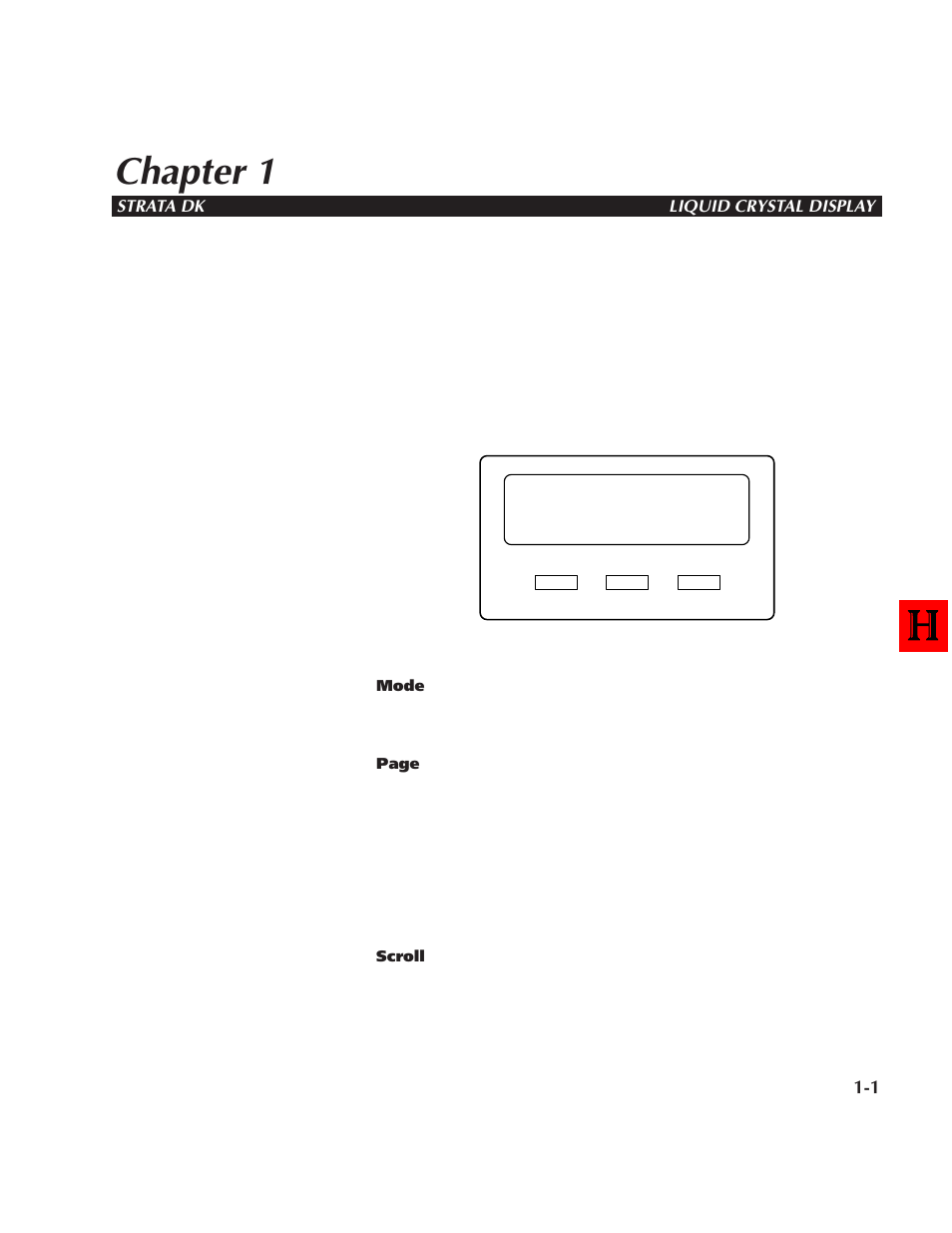 Chapter 1 - liquid crystal display, Chapter 1, Liquid crystal display | Toshiba DK 24 User Manual | Page 9 / 48