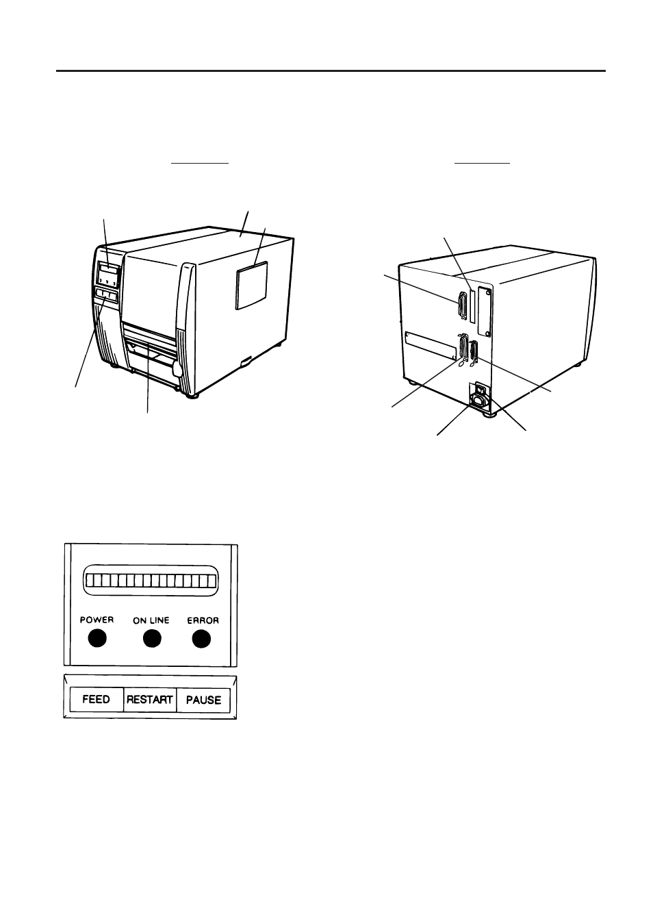 Overview, Front/rear view, Operation panel | 1 front/rear view 3.2 operation panel | Toshiba B-480-QQ User Manual | Page 10 / 30