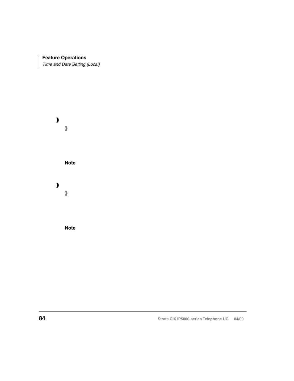 Time and date setting (local) | Toshiba Strata CIX IP5000-UG-VB User Manual | Page 102 / 216