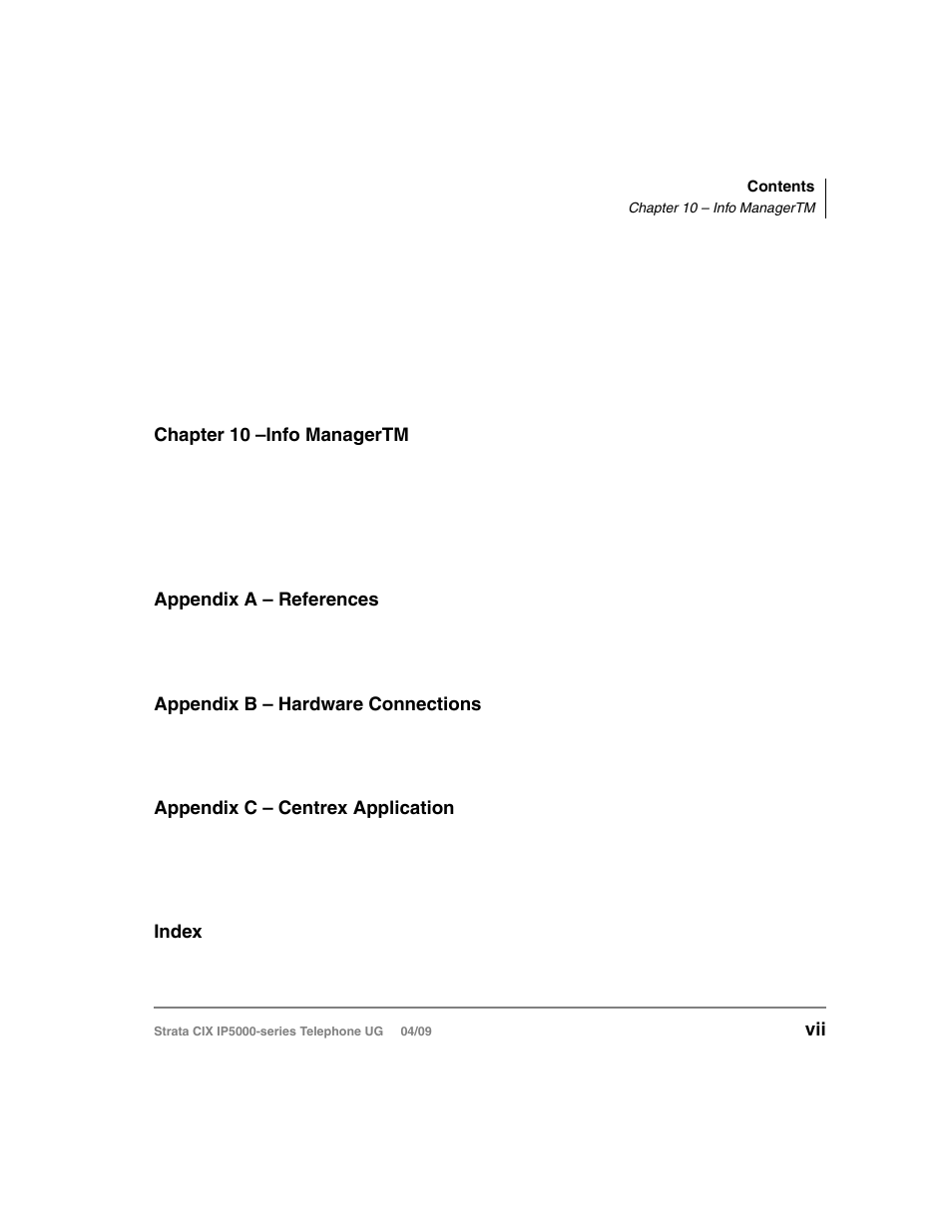 Toshiba Strata CIX IP5000-UG-VB User Manual | Page 13 / 216