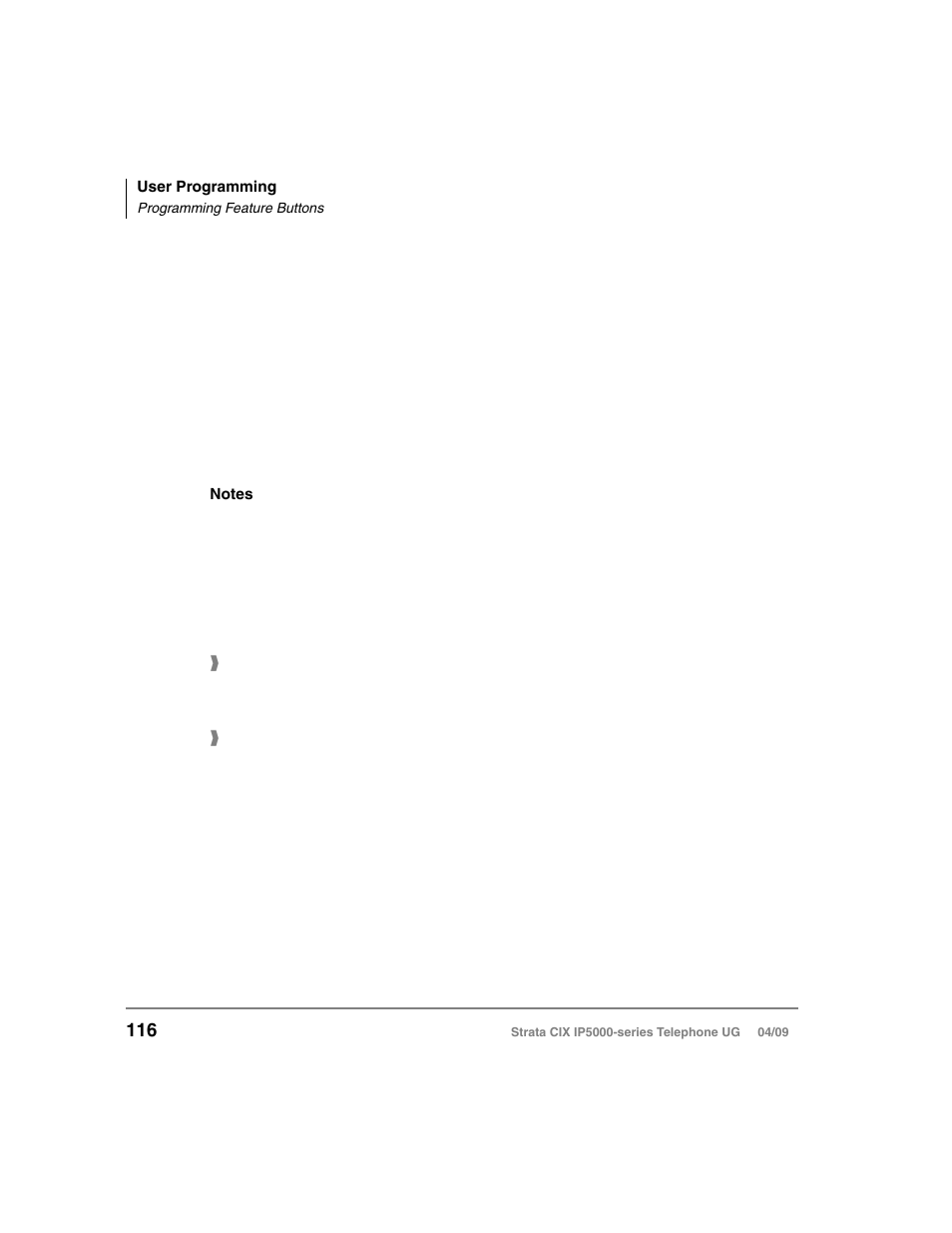Programming feature buttons, User programming mode, Programmable feature button codes | Programming feature, To program a programmable feature button | Toshiba Strata CIX IP5000-UG-VB User Manual | Page 134 / 216
