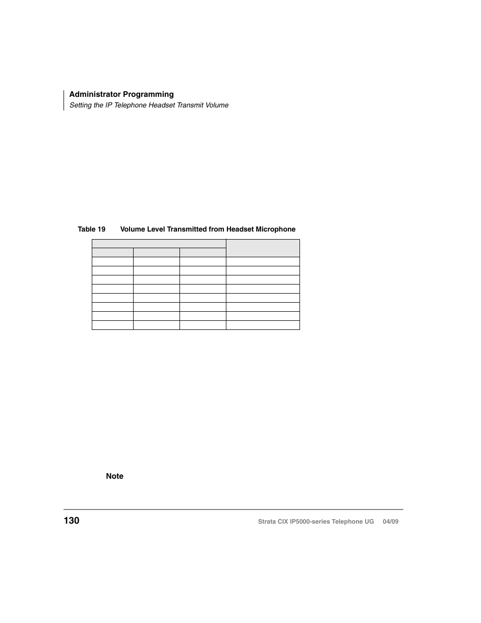Setting the ip telephone headset transmit volume, Viewing ip telephone terminal information | Toshiba Strata CIX IP5000-UG-VB User Manual | Page 148 / 216
