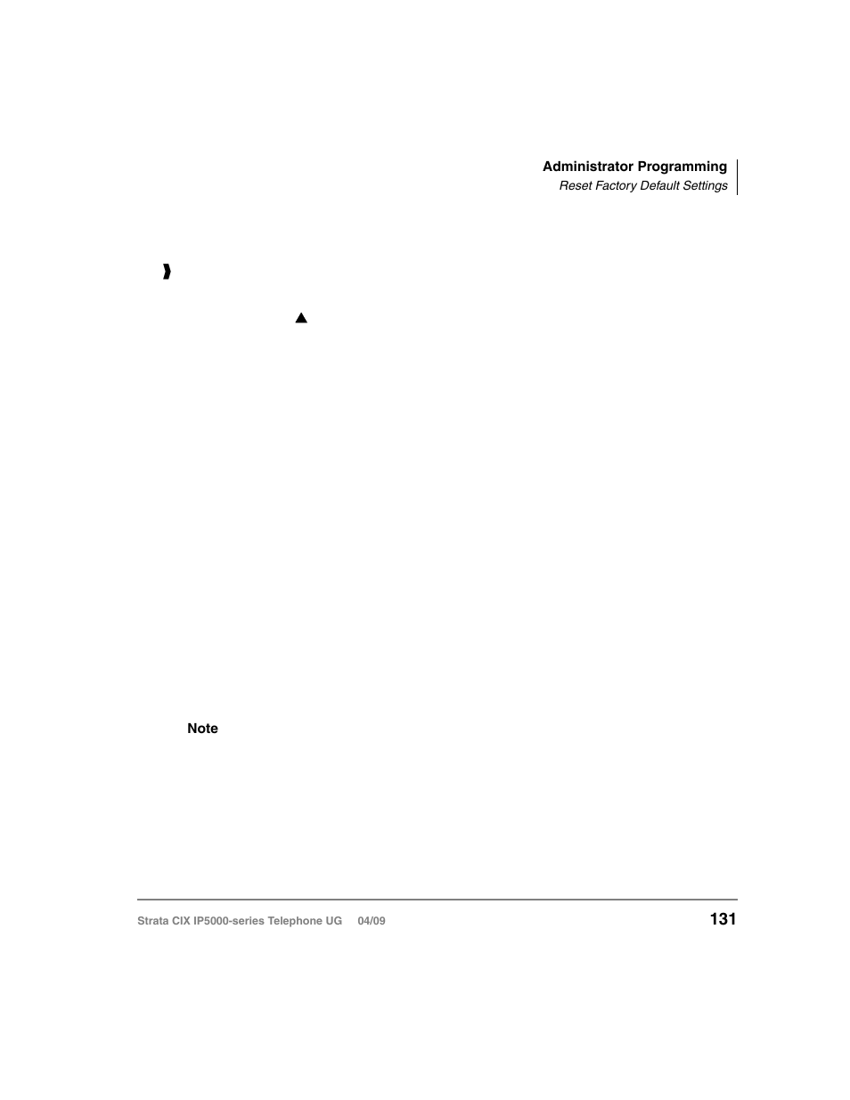 Reset factory default settings, Handset volume | Toshiba Strata CIX IP5000-UG-VB User Manual | Page 149 / 216