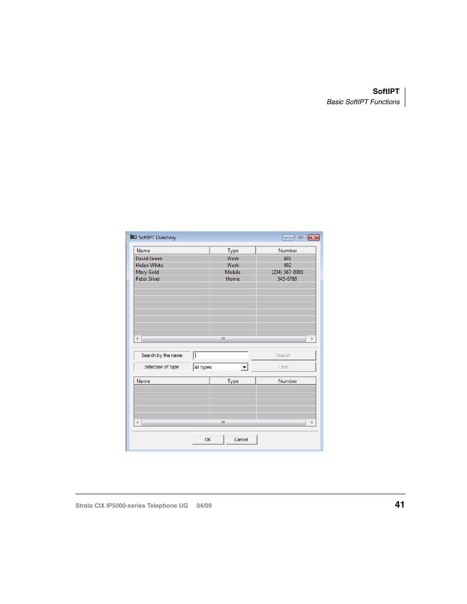 Using the directory, Using the | Toshiba Strata CIX IP5000-UG-VB User Manual | Page 59 / 216