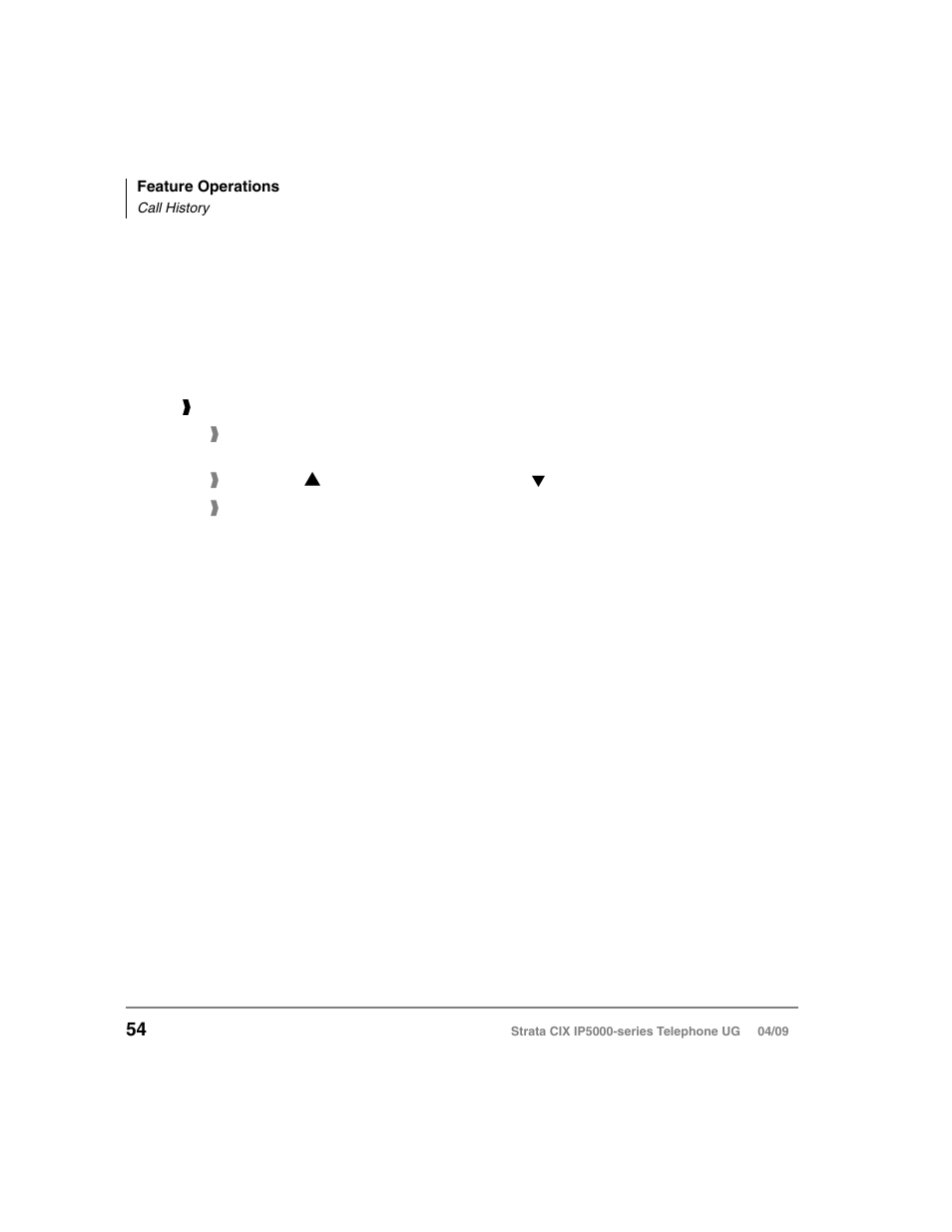 Call history | Toshiba Strata CIX IP5000-UG-VB User Manual | Page 72 / 216