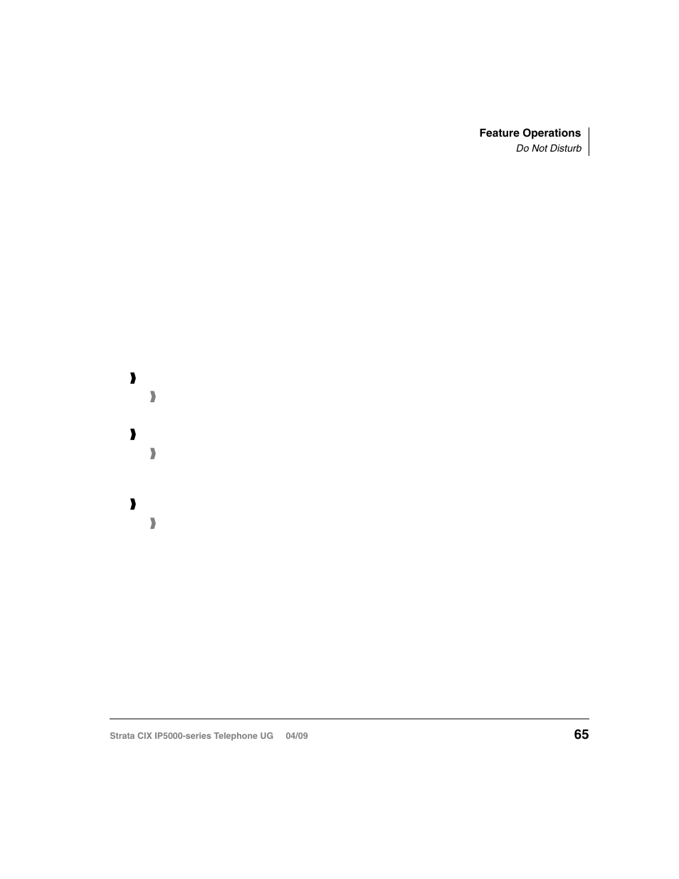 Do not disturb | Toshiba Strata CIX IP5000-UG-VB User Manual | Page 83 / 216